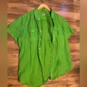 Short sleeve Linen Kenzo button up